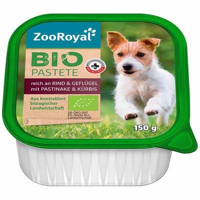 ZooRoyal Bio Pastete Rind & Geflügel mit Pastinake & Kürbis ZooRoyal Bio Pastete Rind & Geflügel mit Pastinake & Kürbis