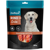 ZooRoyal Rind+ Kaustange mit Ente 200g