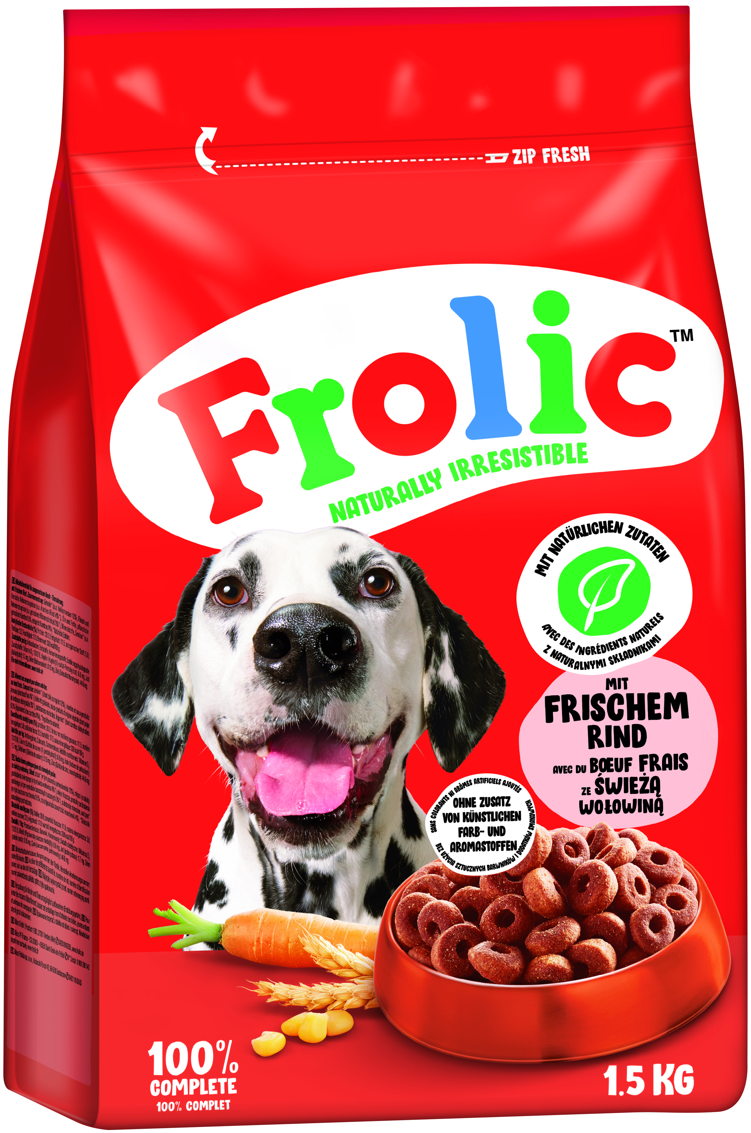 Frolic Beutel Rind 1,5kg