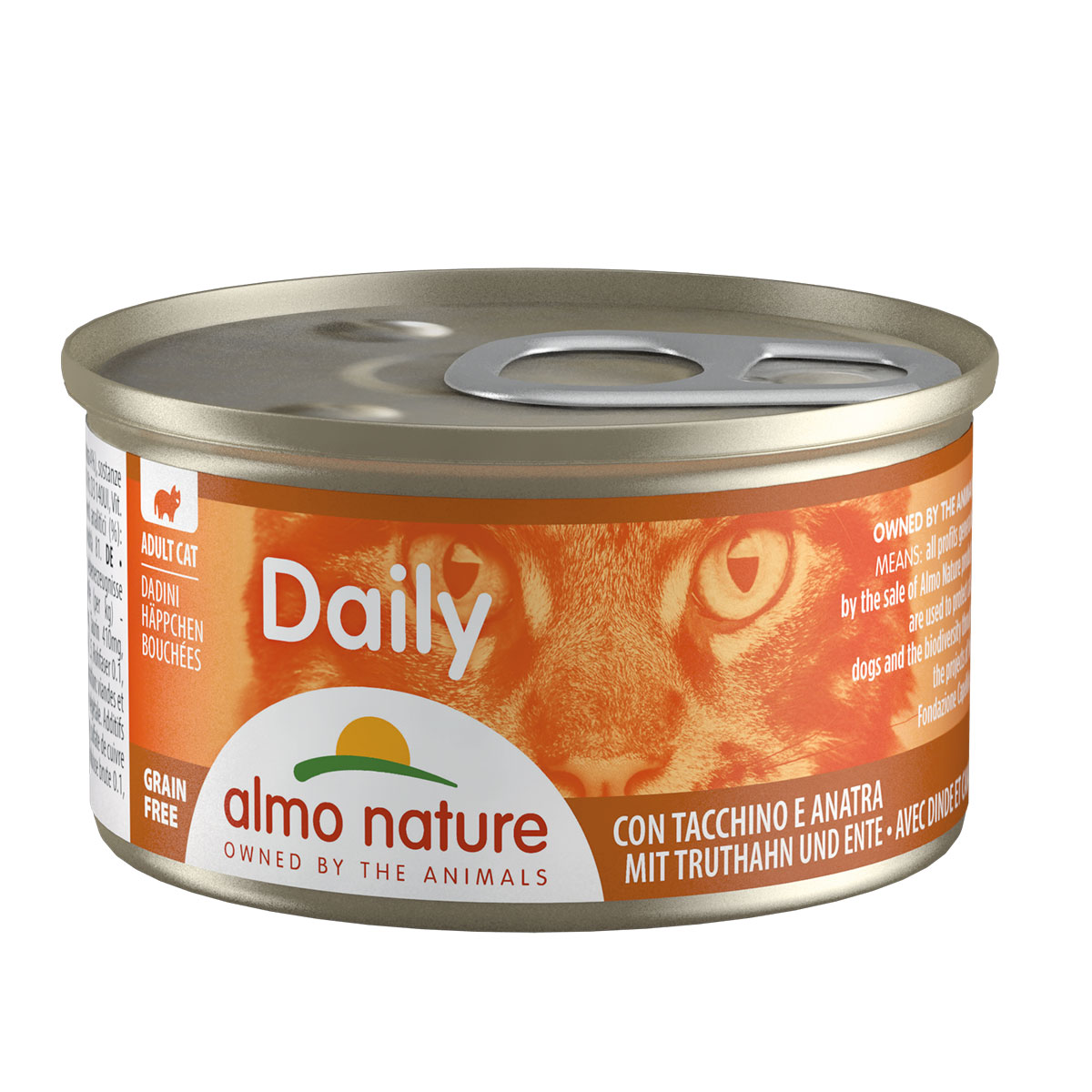 Almo Nature Daily Menü 85g Häppchen Truthahn und Ente