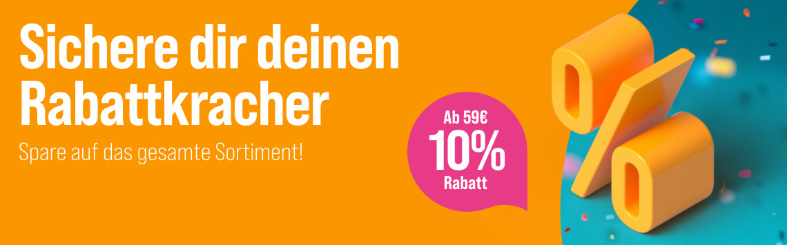 10% ab 59€ auf alles!