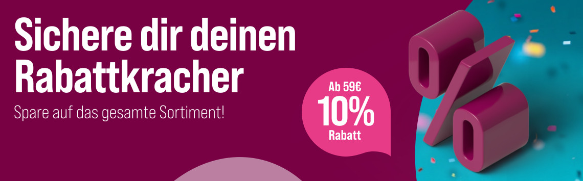 10% ab 59€ auf alles!