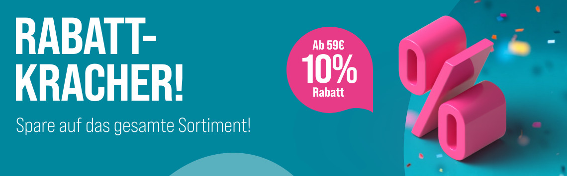 10% ab 59€ auf alles!