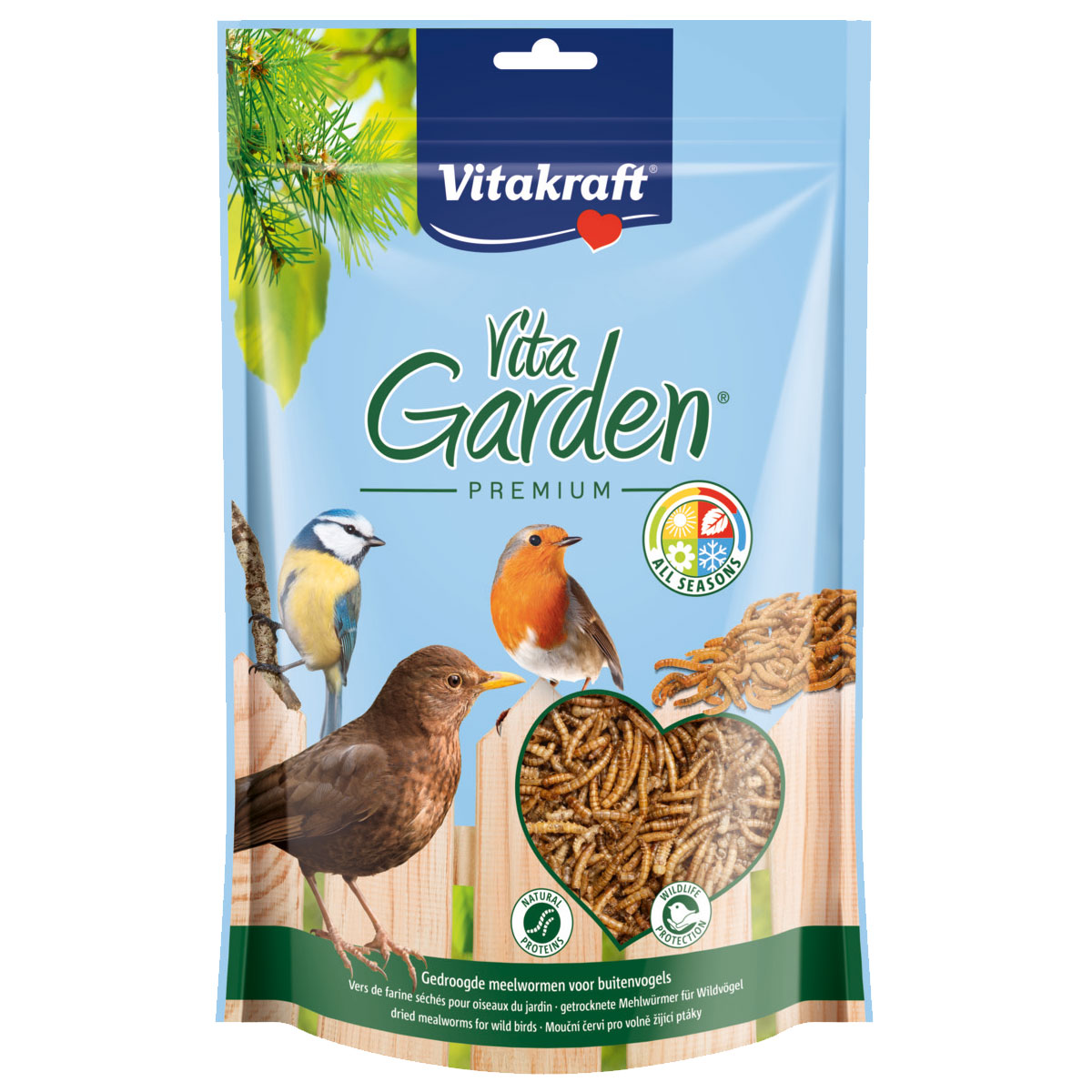 VitaGarden® Premium mouční červi 2 × 200 g