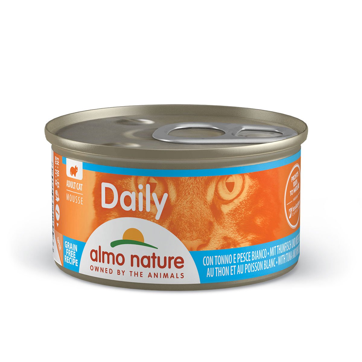 Almo Nature PFC Daily Menu Cat Mousse mit Thunfisch und Weißfisch 24x85g