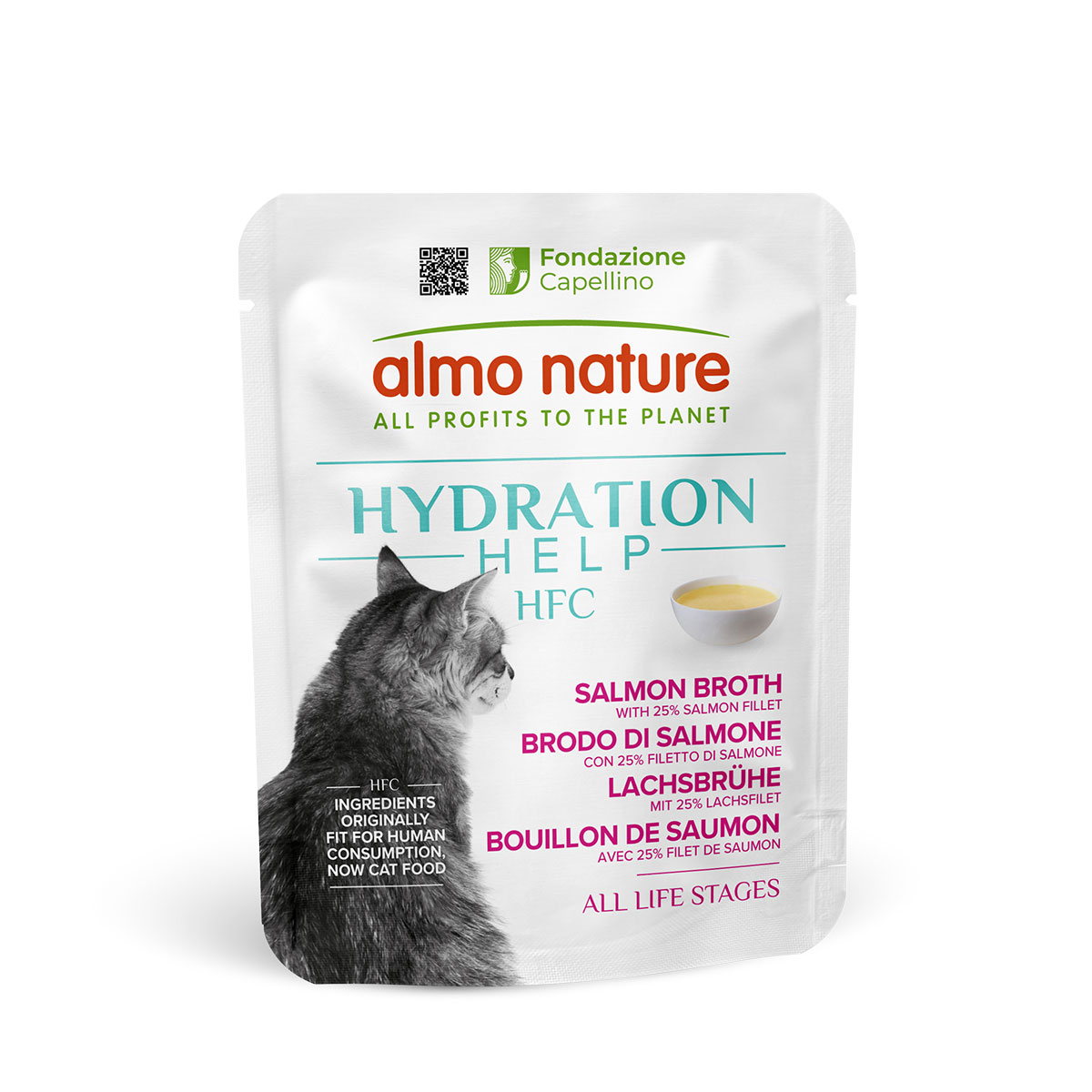 Almo Nature Hydration Help Brühe Lachs Filet