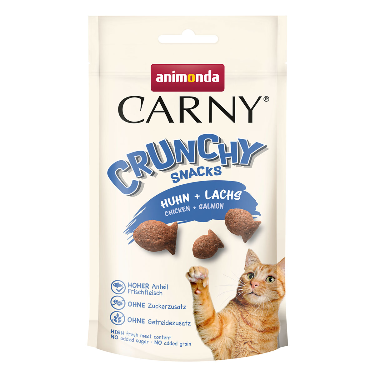 Animonda Carny Crunchy ad Huhn+Lachs 10x50g