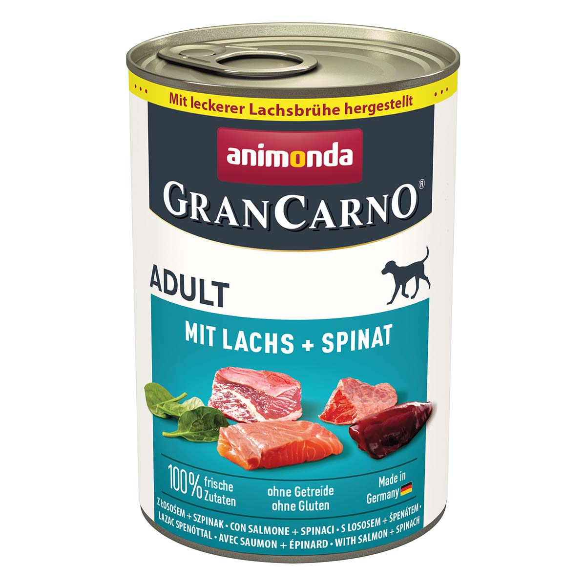 animonda GranCarno Adult mit Lachs + Spinat