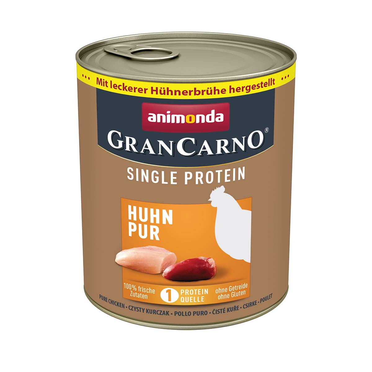 animonda GranCarno single protein Huhn pur 6x800g