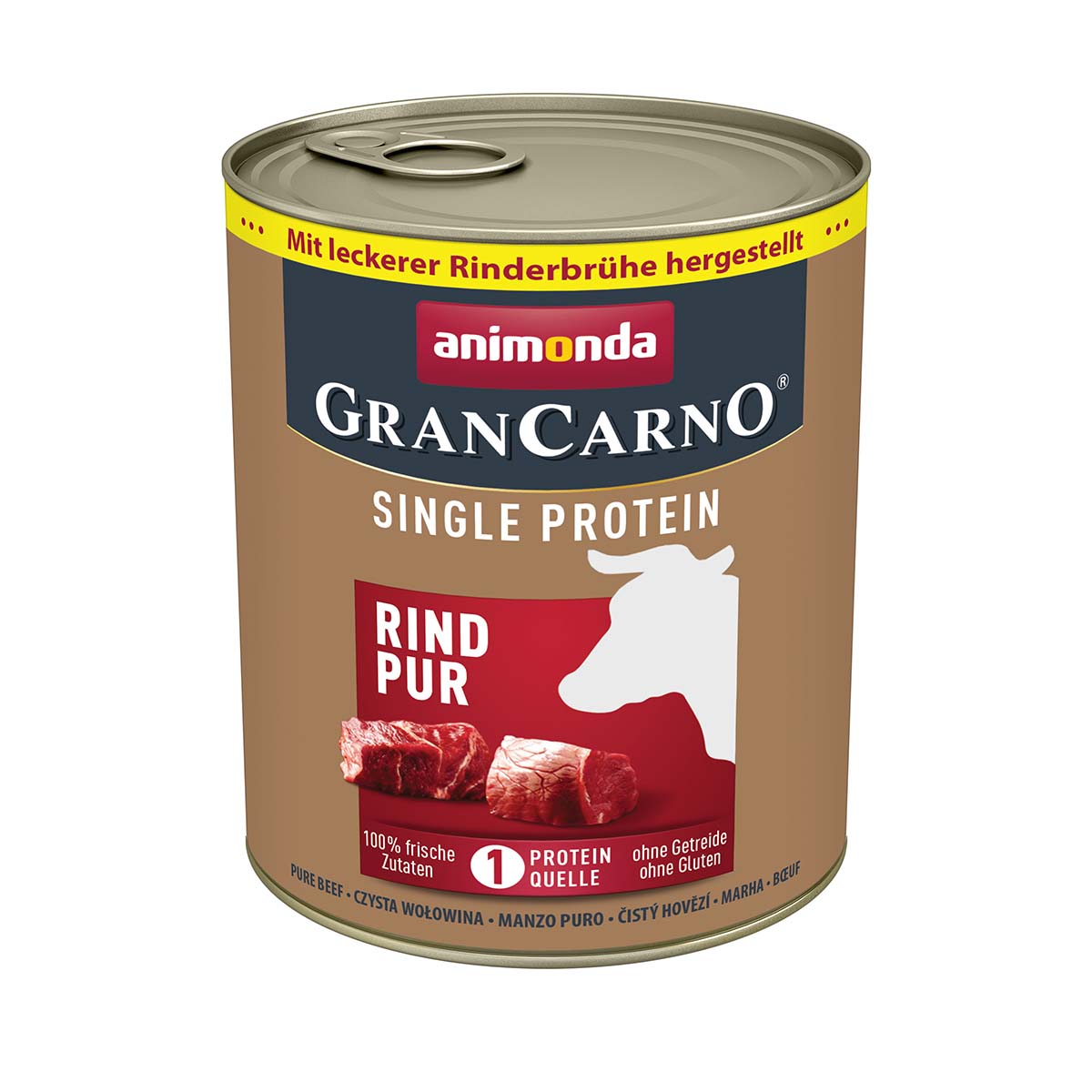 animonda GranCarno single protein Rind pur 6x800g