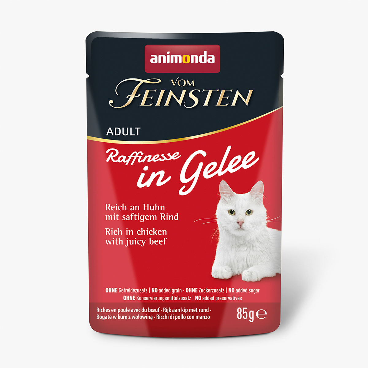 Animonda Vom Feinsten Raffin Gelee ad Huhn Rind 24x85g