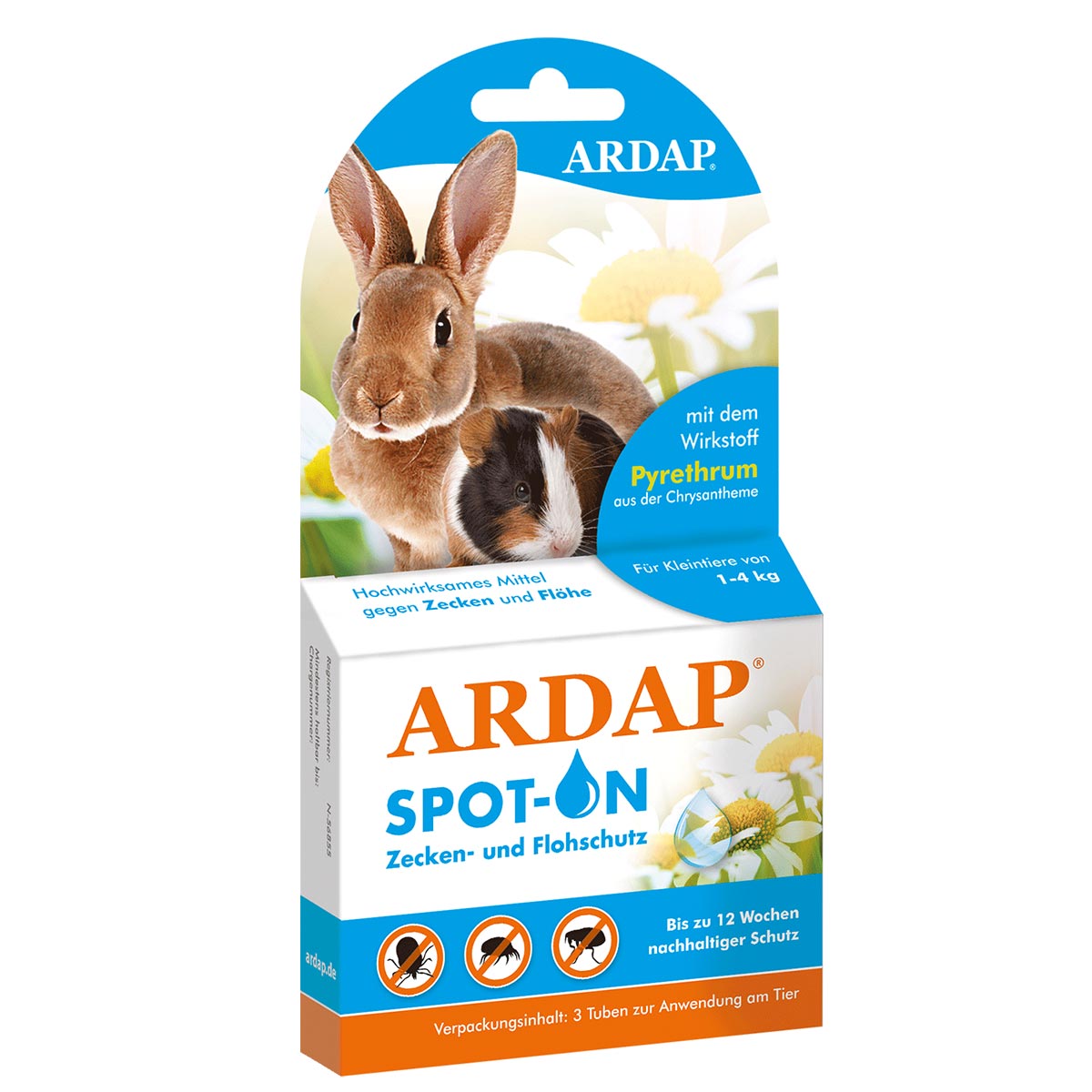 ARDAP Spot-On für Kleintiere von 1-4 kg