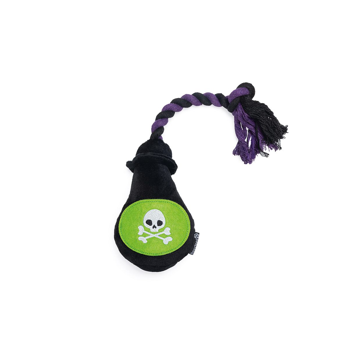 Beeztees Halloween Hundespielzeug Plüsch-Giftflasche