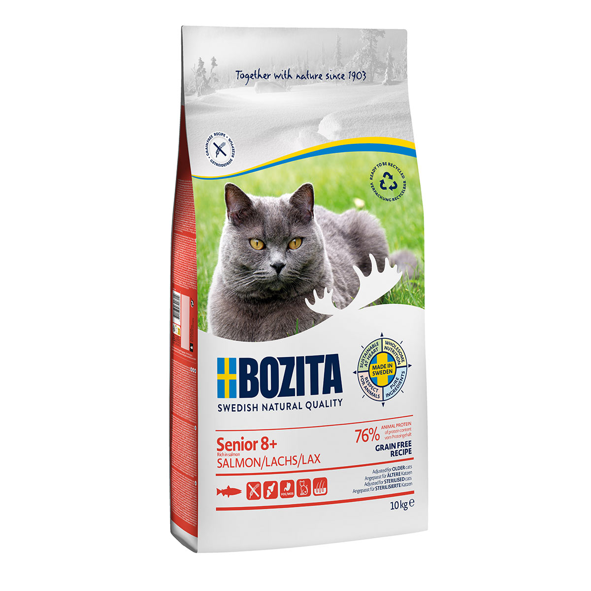 Bozita Senior 8+ Grain free mit Lachs 10kg