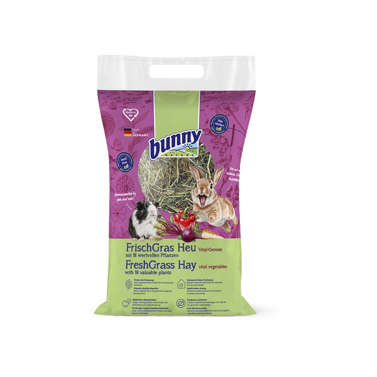 Bunny FrischGras-Heu Vital-Gemüse 500g