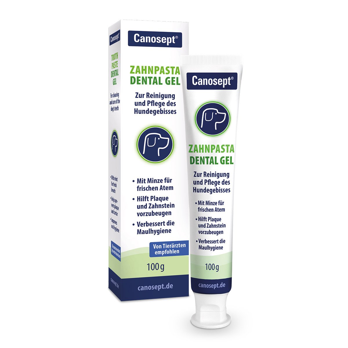 Canosept Zahnpflege Dental Gel für Hunde 100g