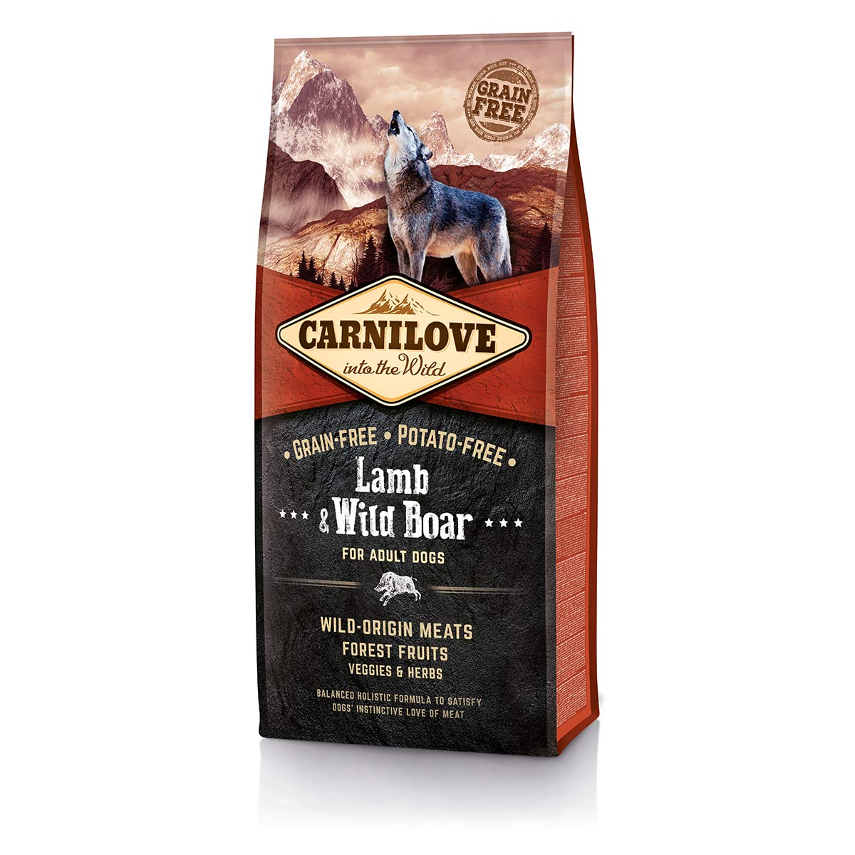 Carnilove Dog Adult – Lamb & Wild Boar 12kg