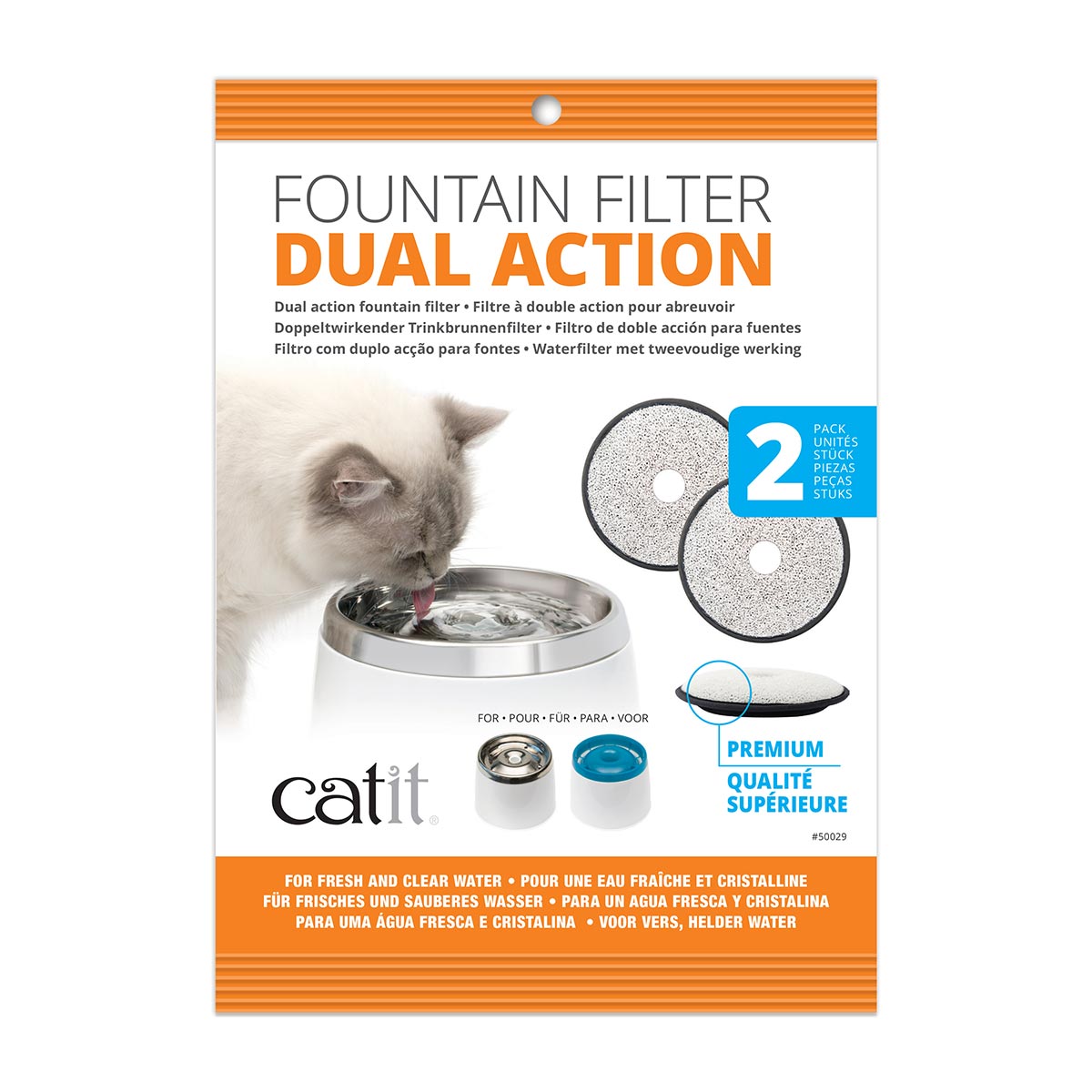 Catit Dual Action Ersatzfilter 2er Pack