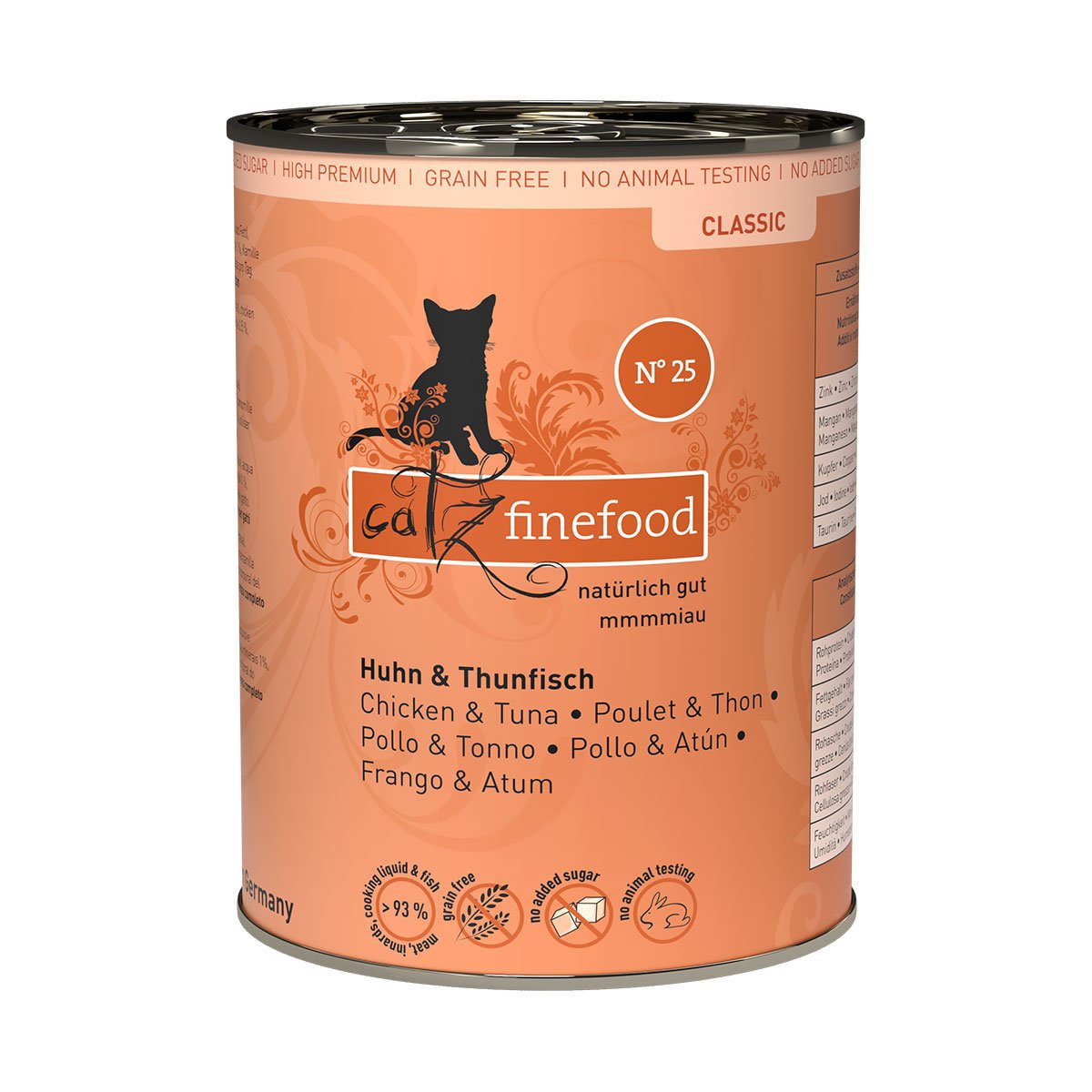 catz finefood – No. 25 Huhn & Thunfisch 6x400g