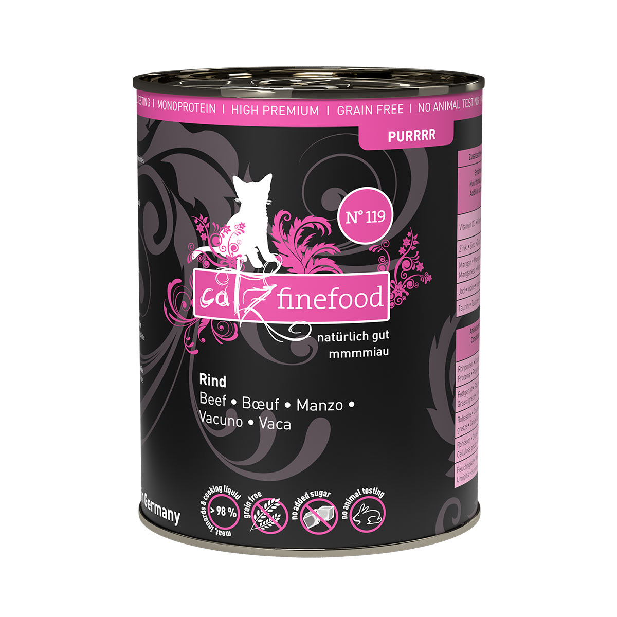 catz finefood Purrrr N° 119 Rind 6x400g