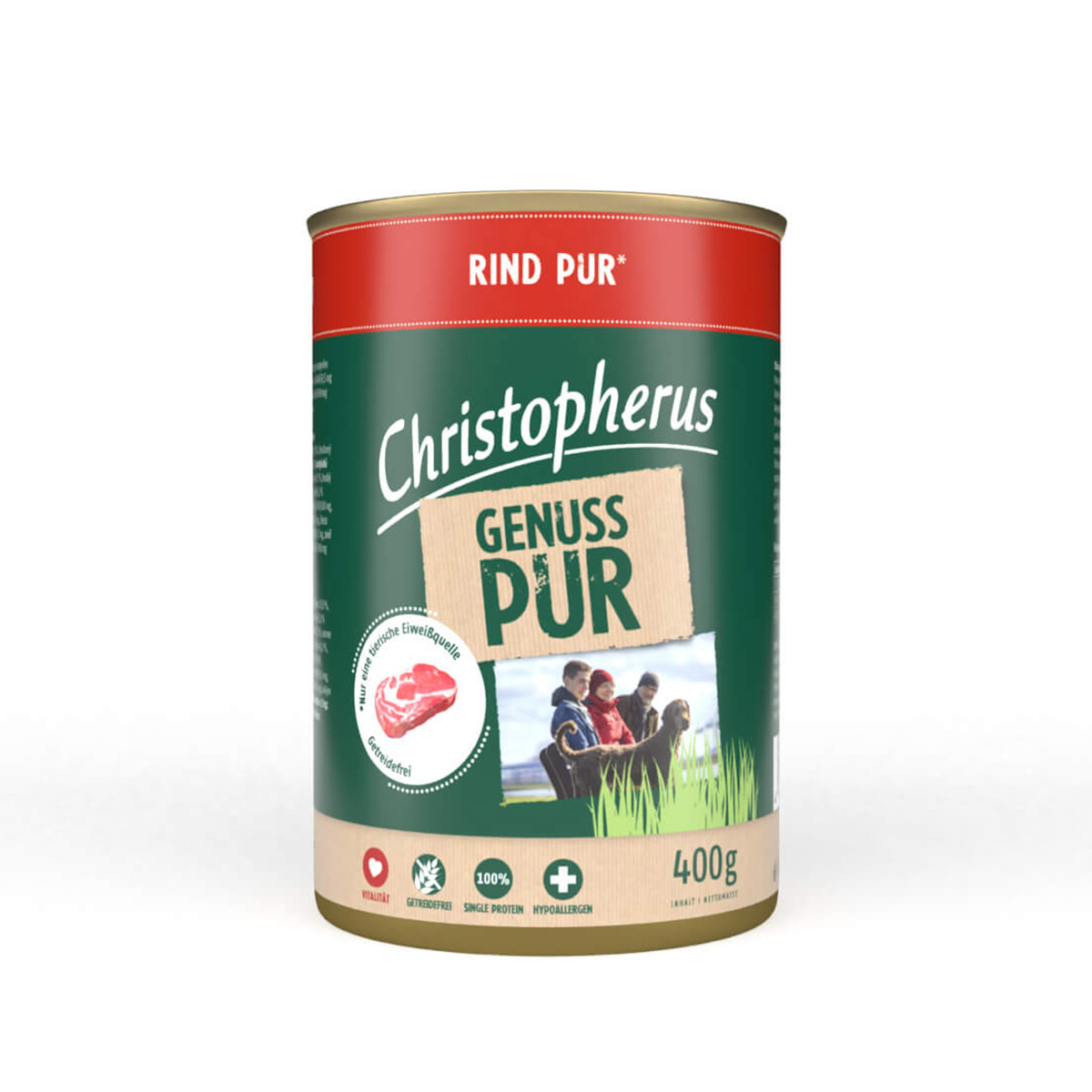 Levně Christopherus Pur – hovězí maso 24× 400 g