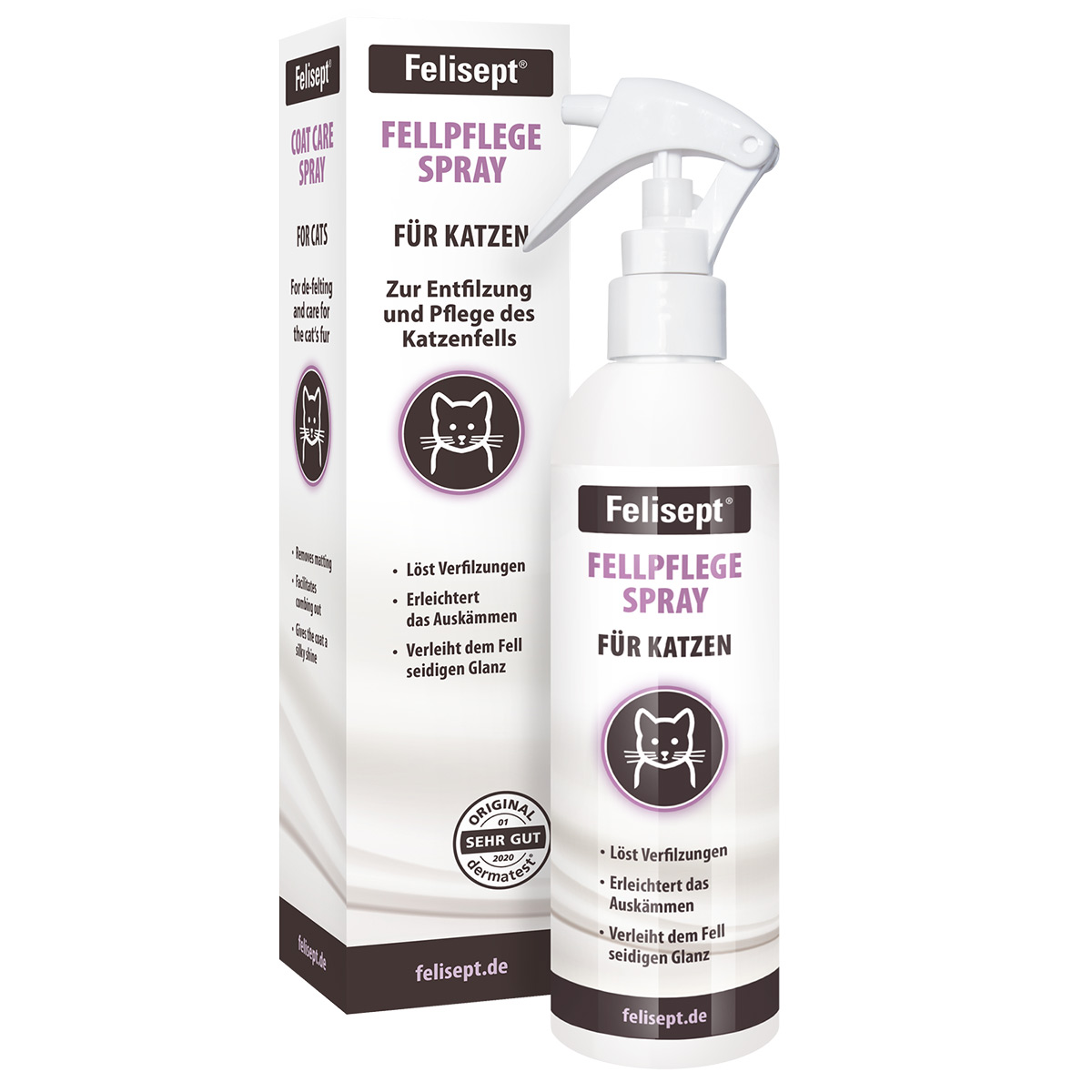 Felisept Fellpflegespray für Katzen 250ml