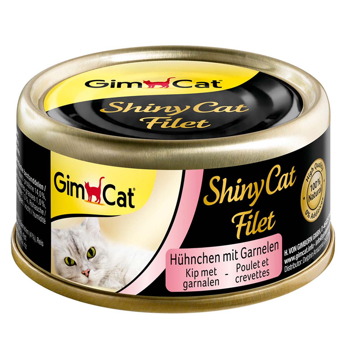 GimCat ShinyCat Filet Hühnchen &amp; Garnelen