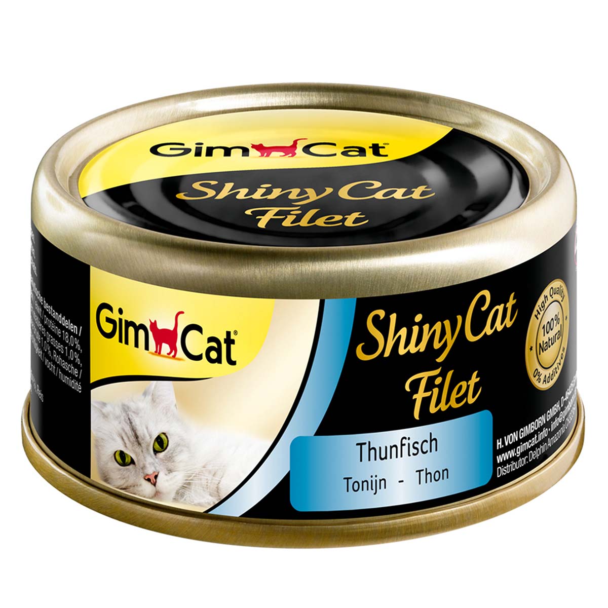 GimCat ShinyCat Filet Thunfisch 6x70g