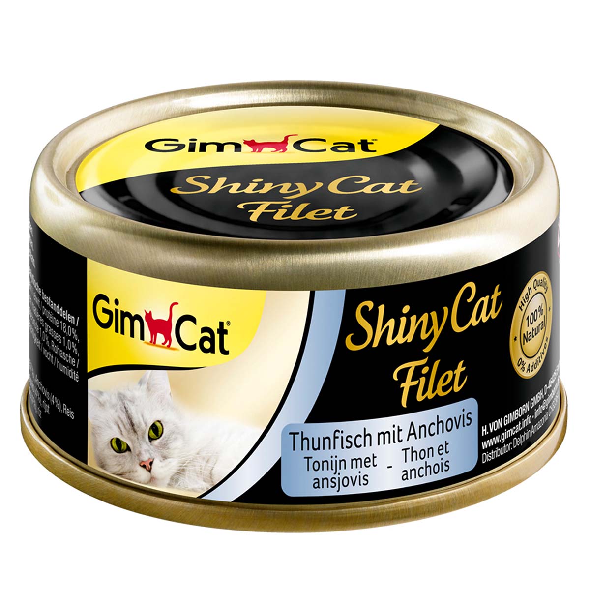 GimCat ShinyCat Filet Thunfisch &amp; Anchovis