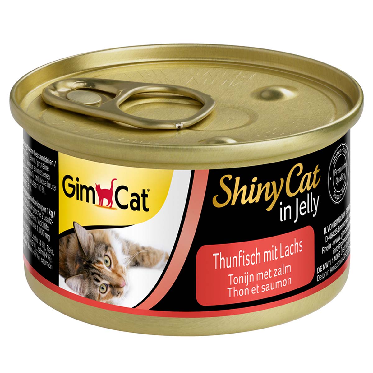 GimCat ShinyCat in Jelly Thunfisch mit Lachs