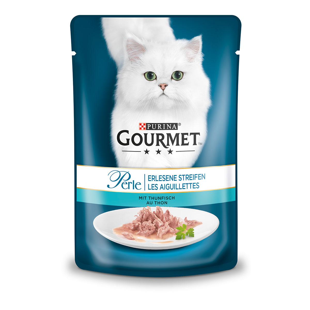 Gourmet Perle Erlesene Streifen Thunfisch 85g