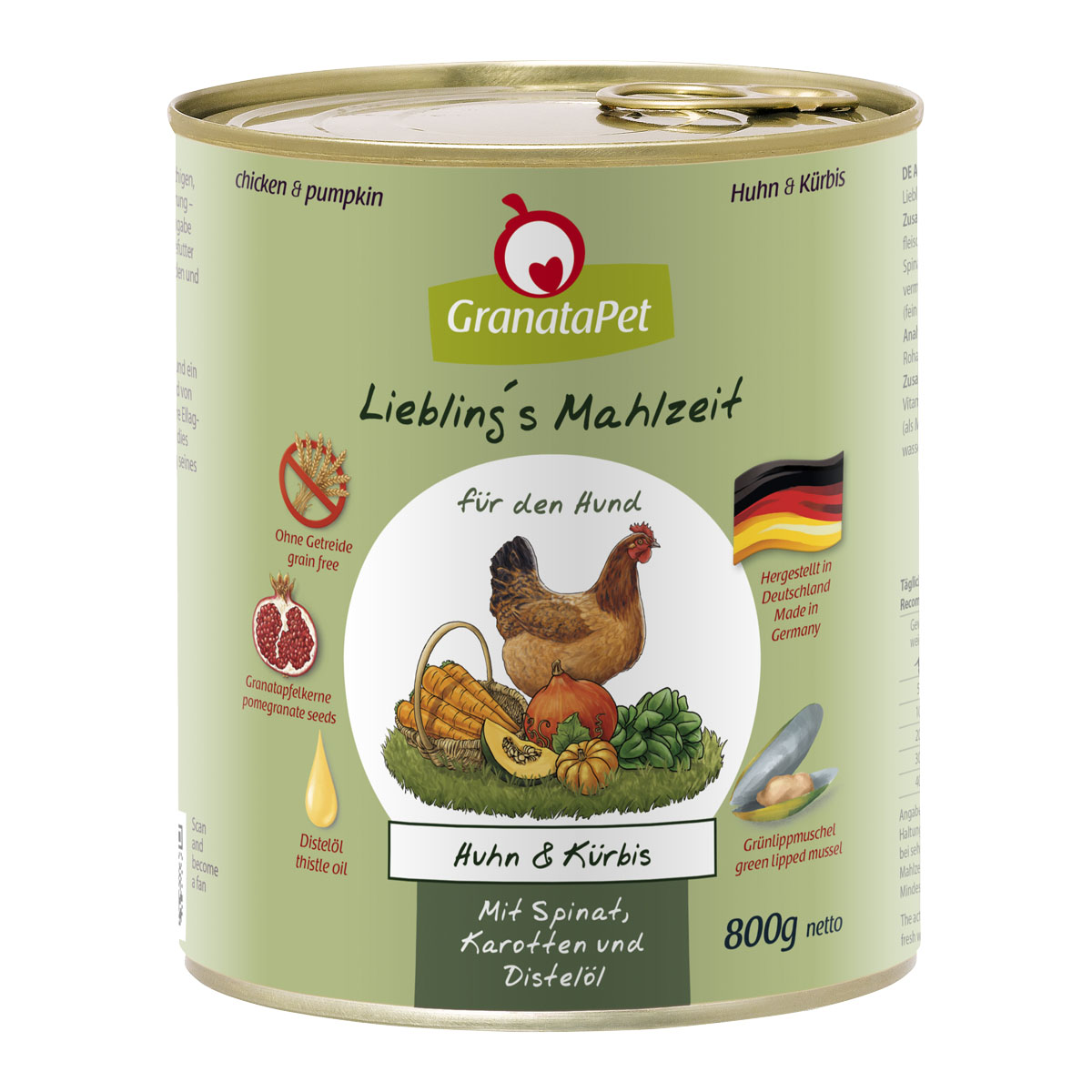 GranataPet Liebling’s Mahlzeit kuřecí maso a dýně 6× 800 g