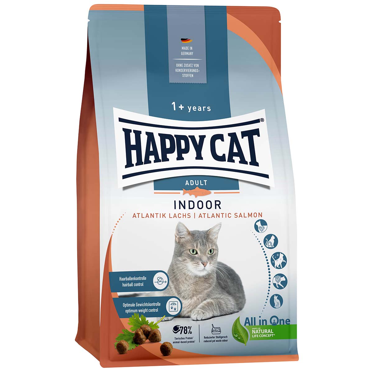 Happy Cat Indoor Adult Atlantik Lachs