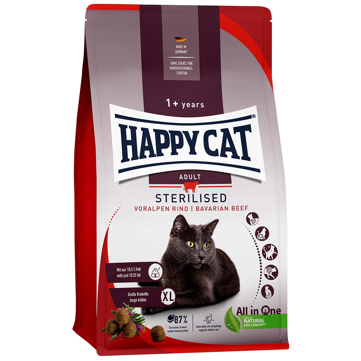 Happy Cat Sterilised Adult Voralpen Rind