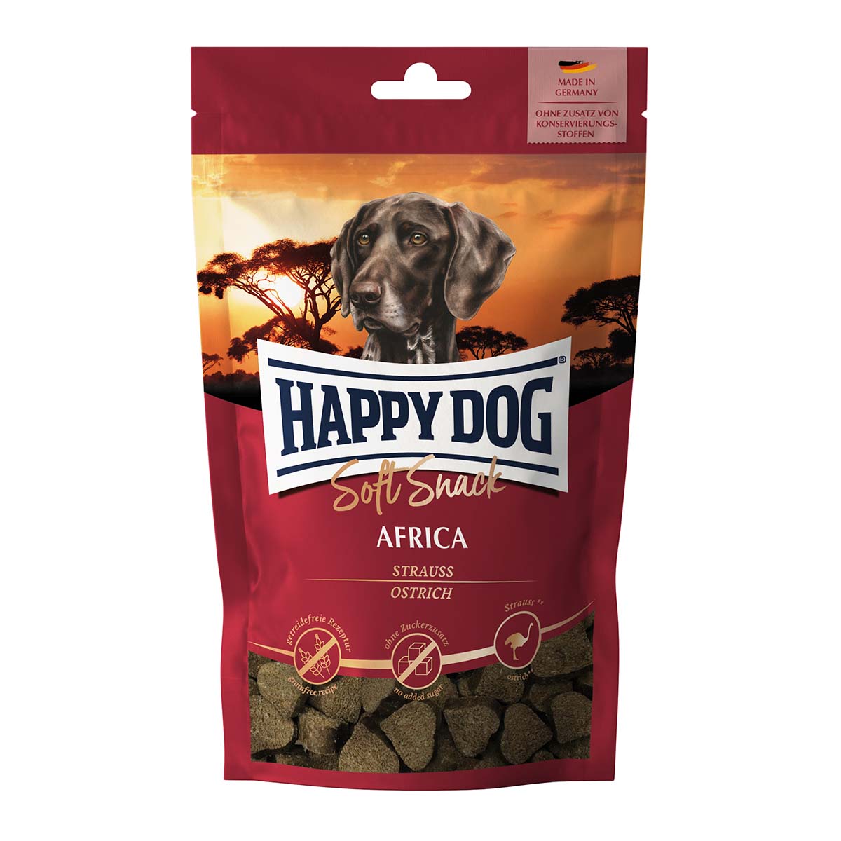 Happy Dog jemný pamlsek Africa 5 × 100 g