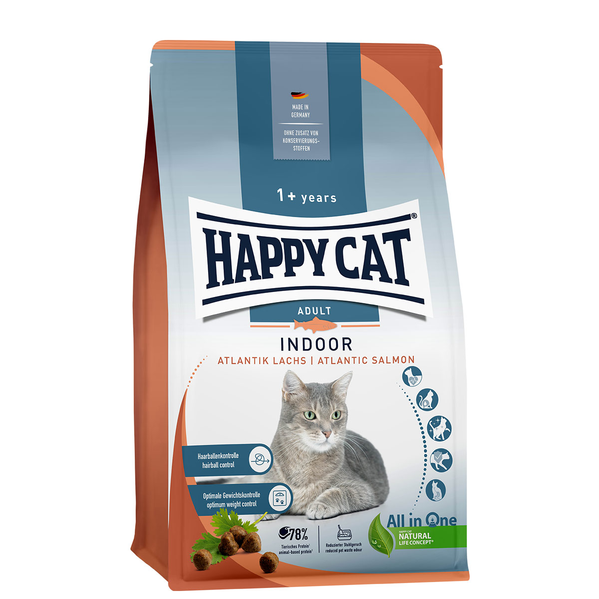 Happy Cat Indoor Adult Atlantik Lachs