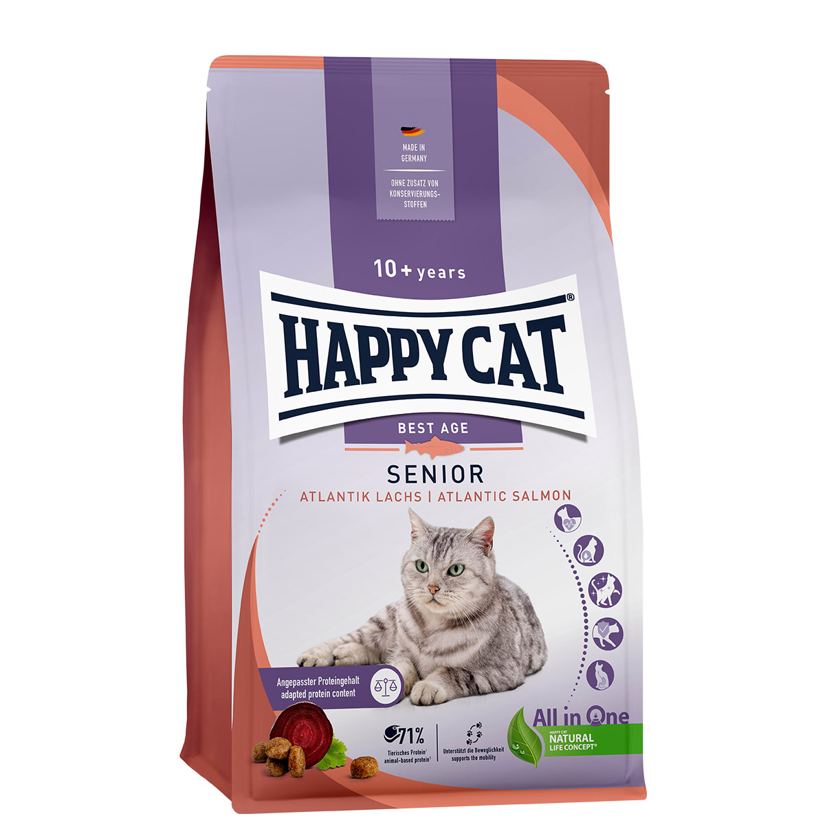 Happy Cat Senior Atlantik Lachs 4kg