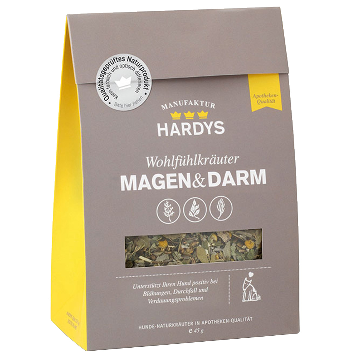 Hardys Wohlfühlkräuter doplněk stravy, žaludek a střeva, 45 g