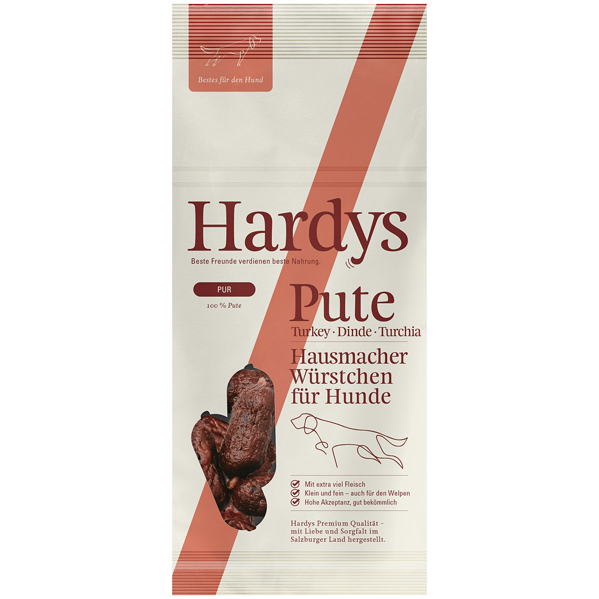 Hardys PUR domácí párečky krůta 80 g