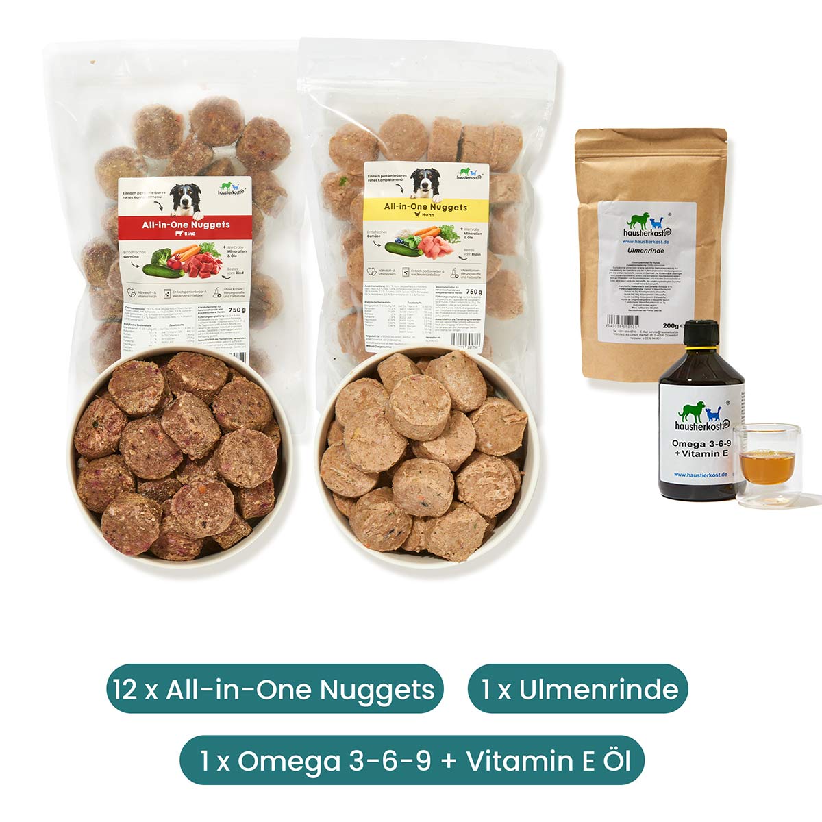 Haustierkost Einsteigerpaket für kleine Hunde