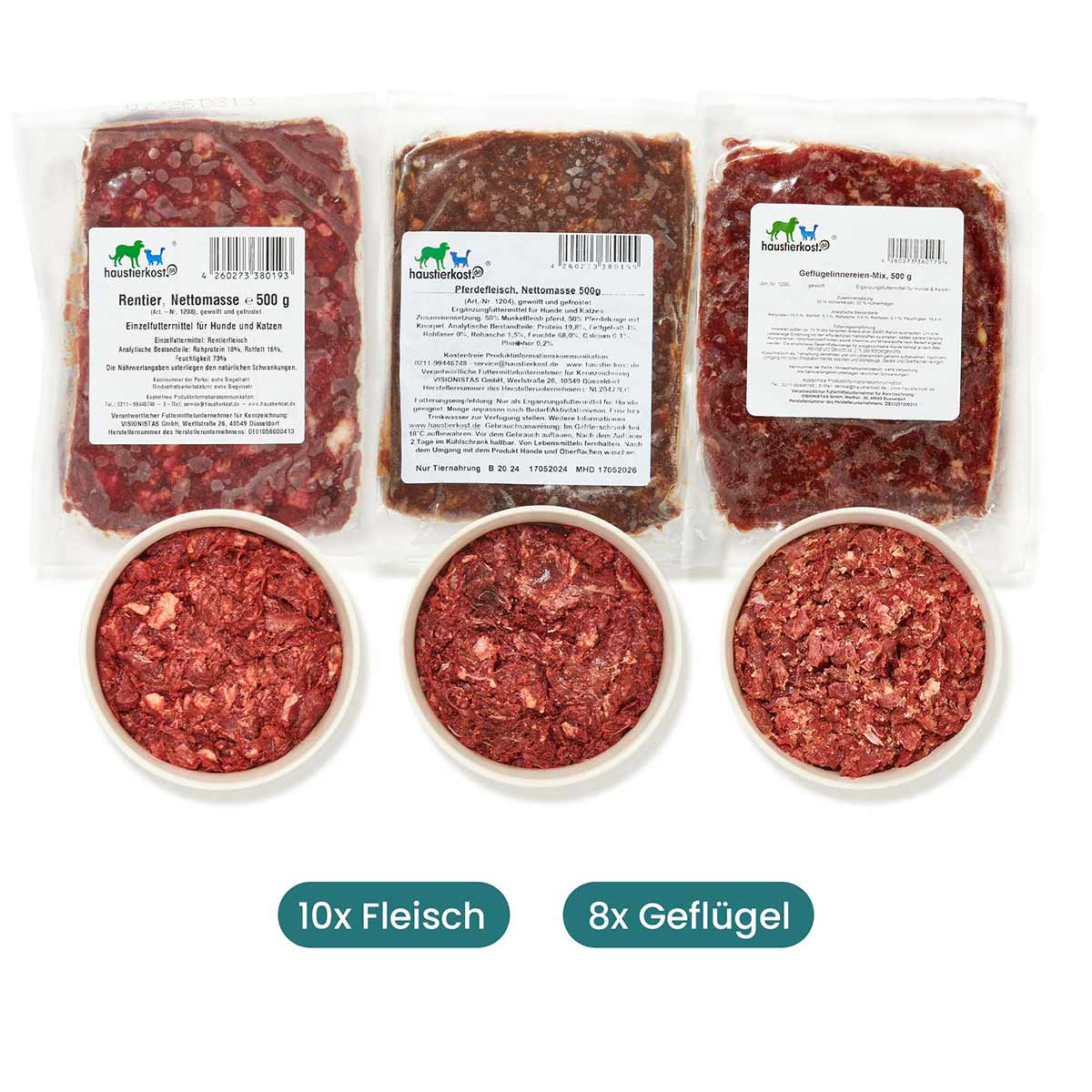 Haustierkost Paket Katze Allergie 9 kg