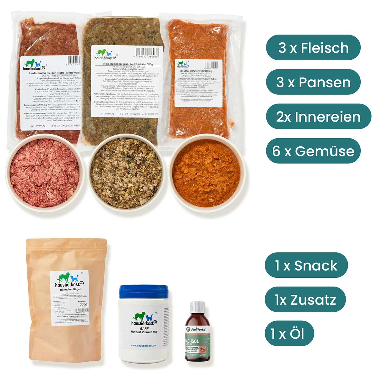 Haustierkost SchnupperBox Menü 2