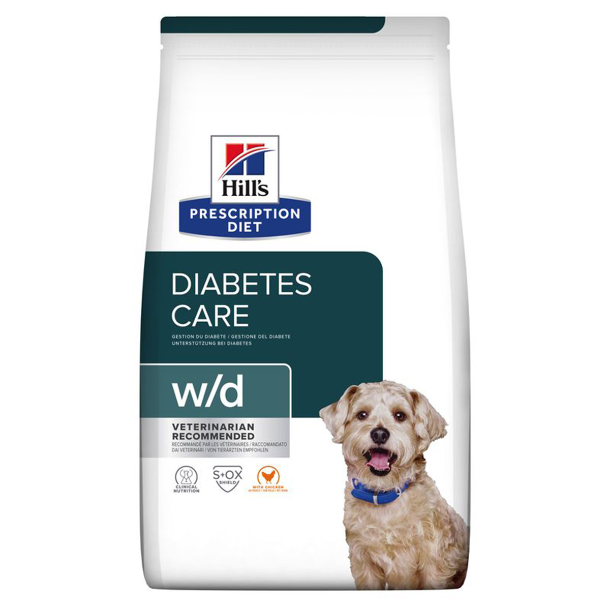 Hill's Prescription Diet w/d mit Huhn 10kg