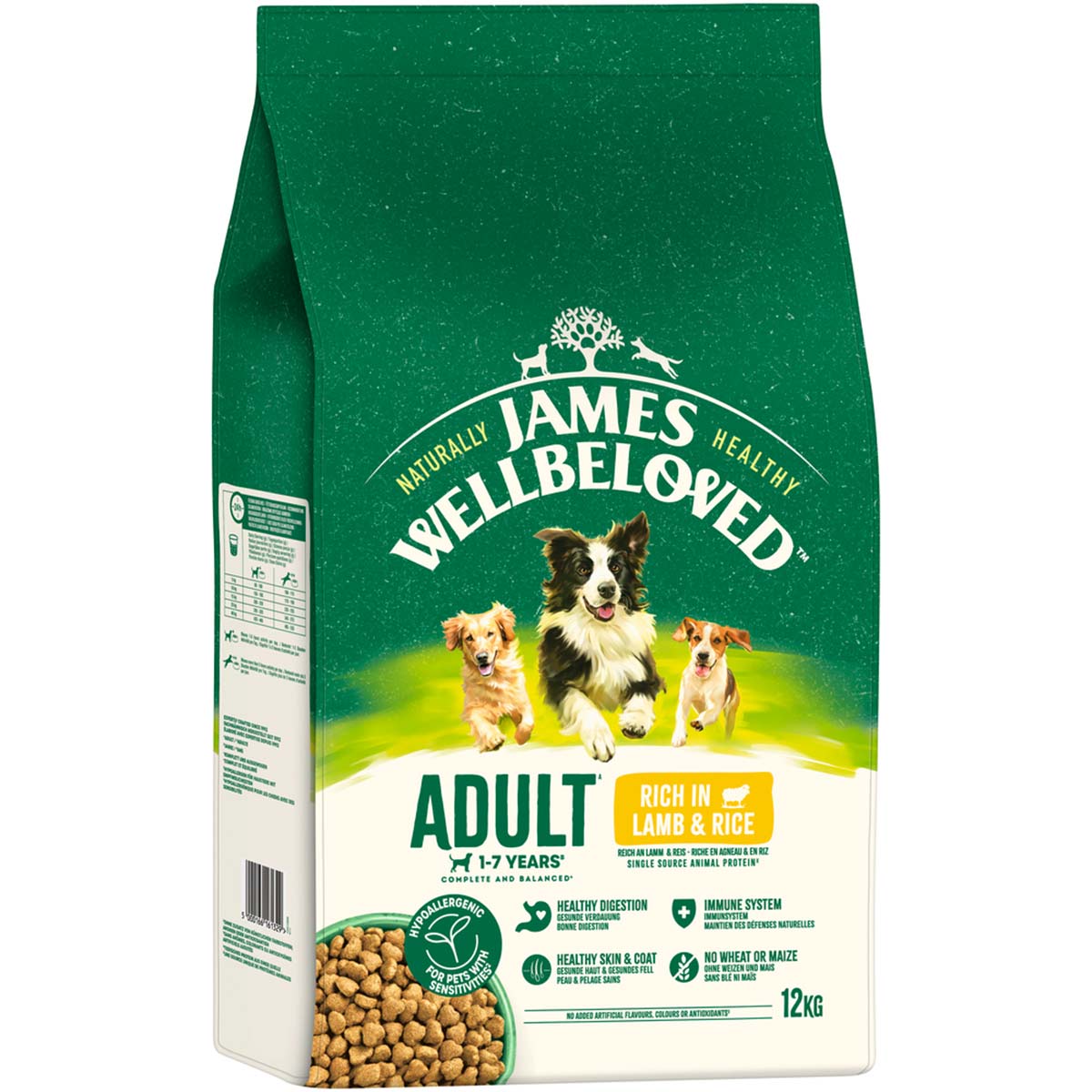 JAMES WELLBELOVED Adult Lamm & Reis 12 kg