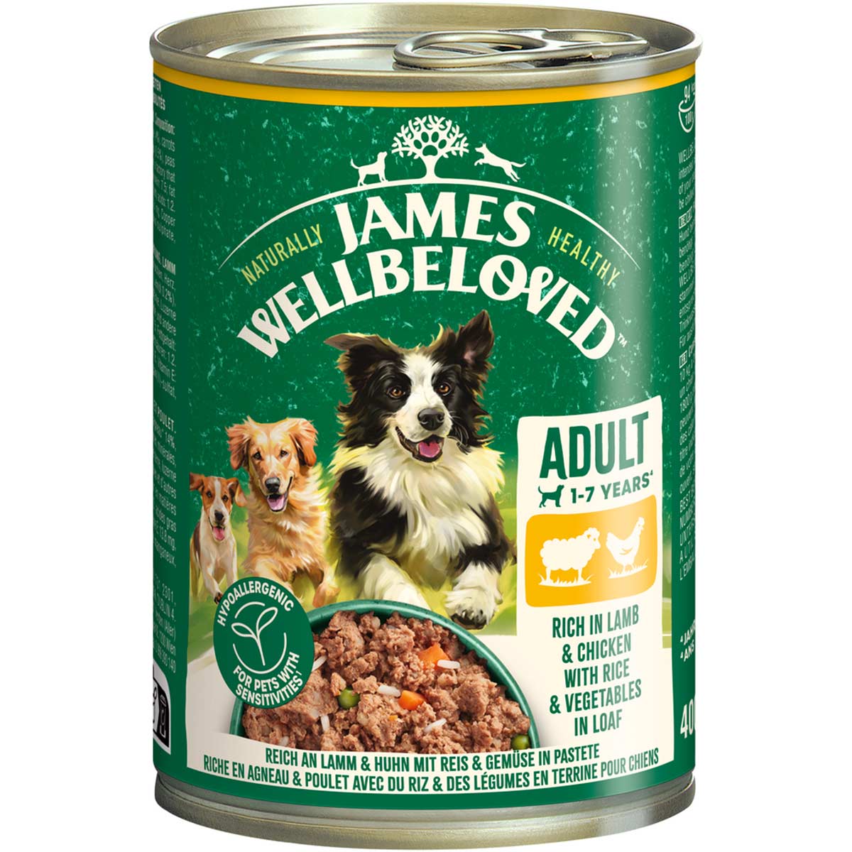 JAMES WELLBELOVED Adult Lamm &amp; Huhn Pastete