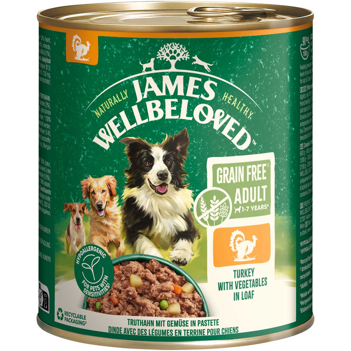 JAMES WELLBELOVED Adult Truthahn Pastete