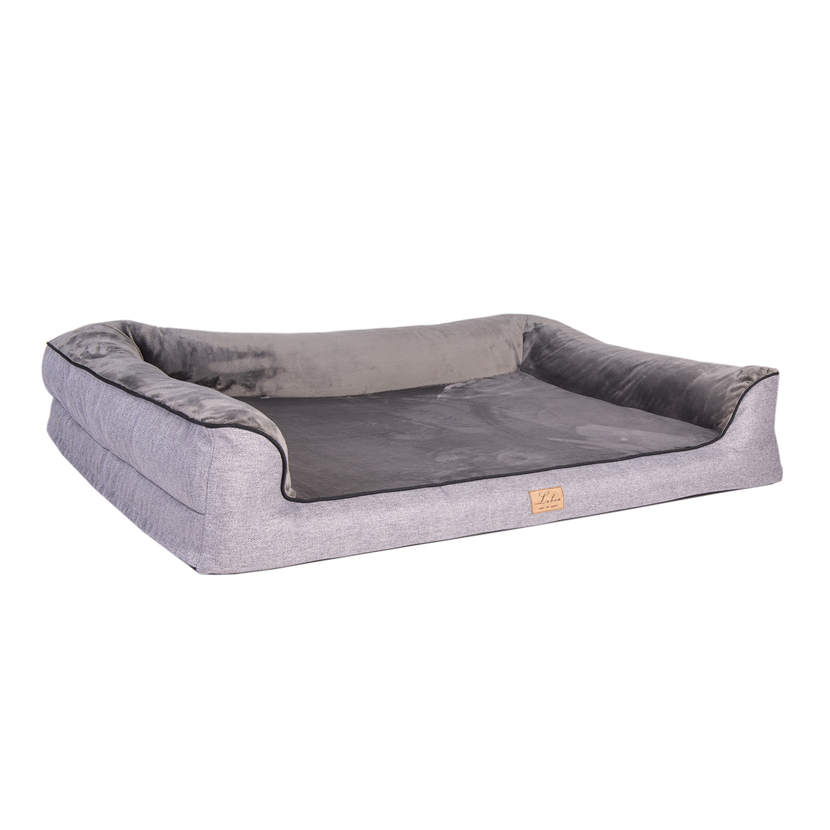 Lebon orthopädisches Hundebett Balou PLUS grau