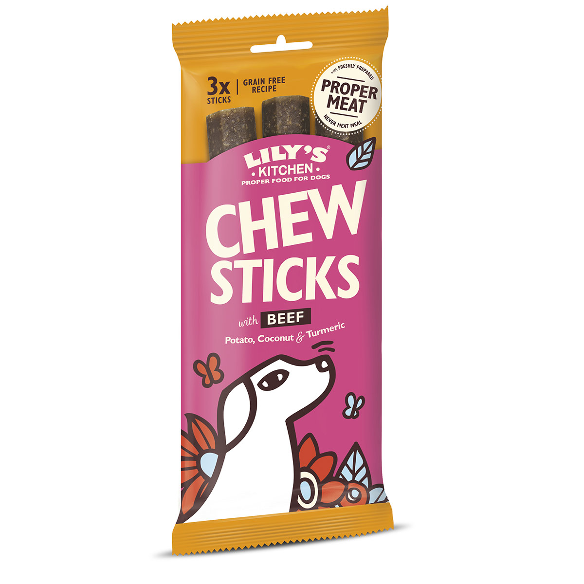 LILY'S KITCHEN Dog Chew Sticks Rind 120g