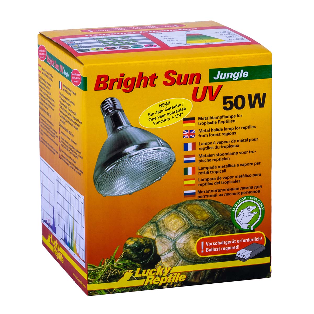Lucky Reptile Metalldampflampe Bright Sun UV Jungle 50