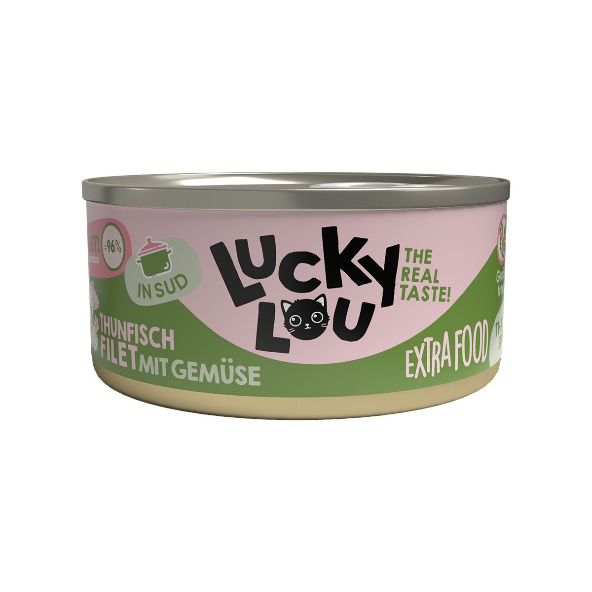 Lucky Lou Extrafood tuňák se zeleninou ve vývaru 18 × 70 g